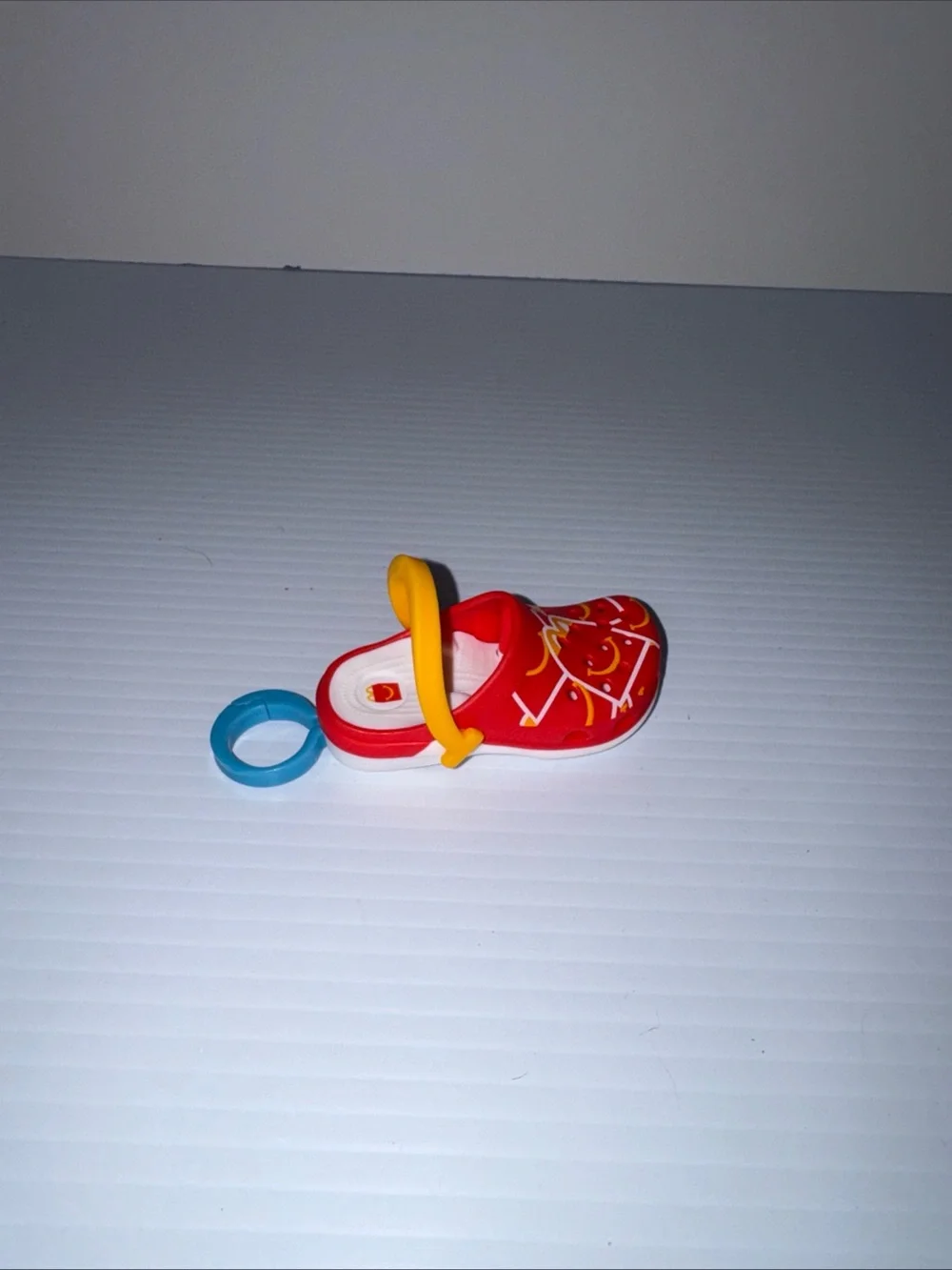 Exclusive No 2 CROCS Plastic Keychain Clip 2024 McDonald's HAPPY MEAL TOYS RED